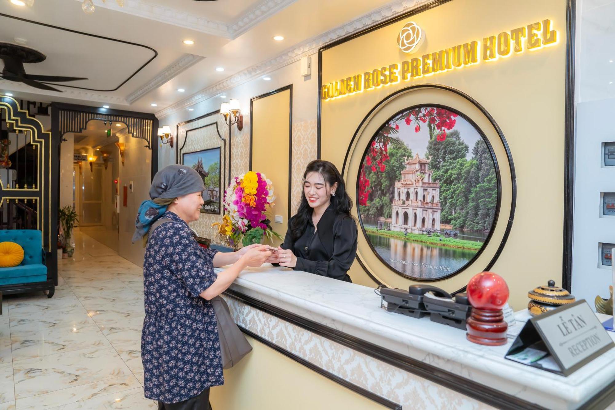 Golden Rose Premium Hotel Hanoi Exterior photo